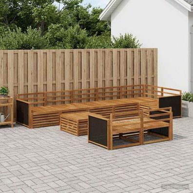 vidaXL Outdoor-Sofagarnitur 9 stk