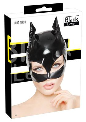 Black Level Lack Cat-Mask - Fetish-Party-Highlight