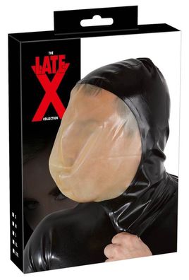 Latex Vakuum-Maske mit erweitertem Gesichtsfeld