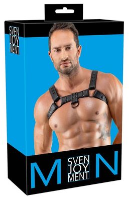 Herren Brustharness schwarz