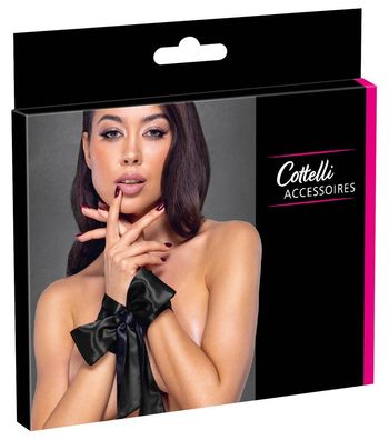 Cottelli Accessoires Satin Bondage-Schal Unisize schwarz
