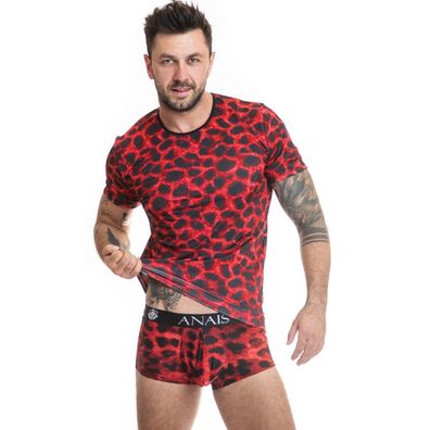 Anais MEN Accesories Savage T-Shirt mit Animal-Print Größe S