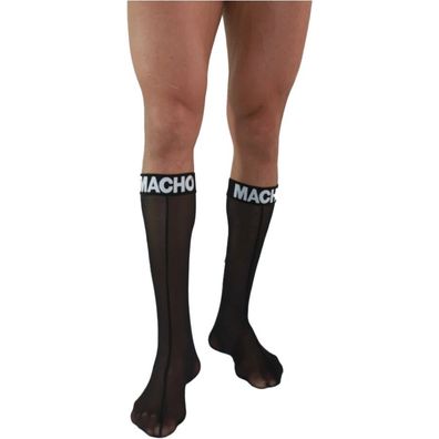 Macho Underwear halbtransparente Fetisch-Socken One Size schwarz