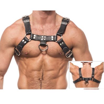Leather Body Lederbody Kettenharness III für Männer S bis XL