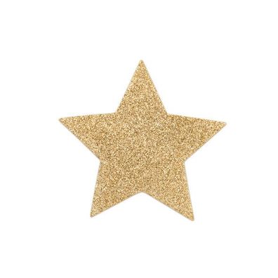 Bijoux Flash Collection selbstklebende Nippelabdeckungen Golden Star