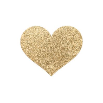 Bijoux Flash Collection selbstklebende Nippelabdeckungen Golden Heart