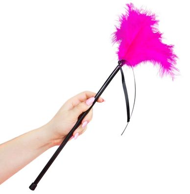 Secretplay 100% Fetish Federkitzler rosa 40 cm