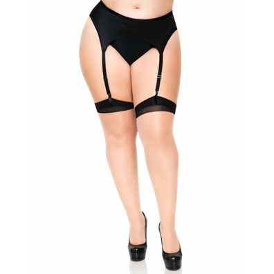 LEG Avenue Hosiery Oberschenkelstrümpfe mit Naht und Absatz