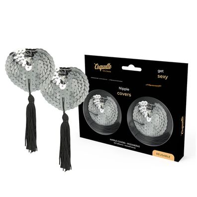 Coquette Accessories Nippelabdeckung Chic Desire silber, selbstklebend