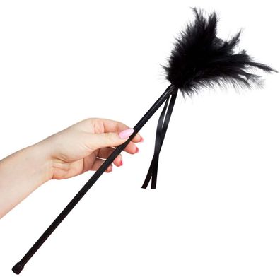 Secretplay 100% Fetish Federkitzler schwarz 40 cm