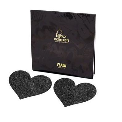 Bijoux Flash Collection selbstklebende Brustwarzen-Cuts mit Glitzer
