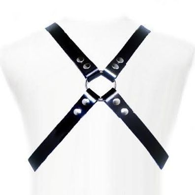 Leather Body Basic Harness Leder-BDSM-Geschirr für Männer S bis XL