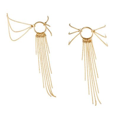 Bijoux Magnifique Goldene Fußarmbänder – Schmuckaccessoire für den Spann