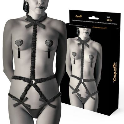 Coquette Accessories Dessous-Set mit Nippelabdeckungen Chic Desire