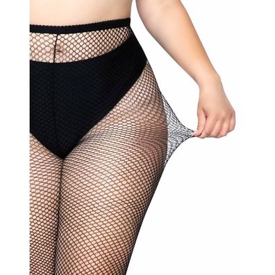 LEG Avenue Hosiery Netzstrumpfhose mit Schleife, Einheitsgröße
