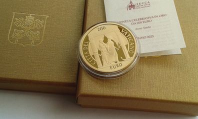 200 euro 2025 PP Gold Vatikan Papst Leo nur 330 Stück SELTEN 40g Gold