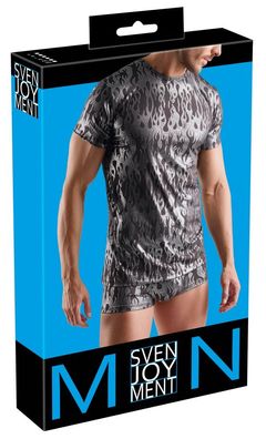 Svenjoyment H. Shirt Schwarz Mystic-Metallic Kurzarm