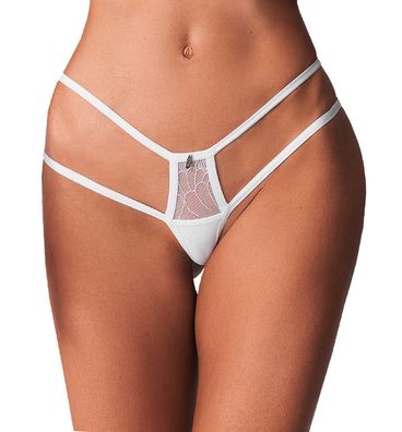 Obsessive String Arrowel in Weiß - Verführerischer Spitzenstring