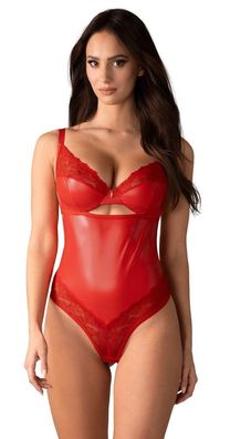 Obsessive Aliosa Body in Rot, Spitze - Größe und Farbe variabel
