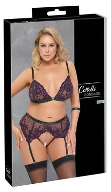 Cottelli Bondage Dark Desire Straps-Set, Größe: / , Farbe: Dunkellila