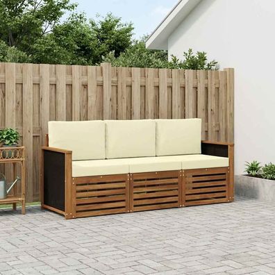 vidaXL Sofagarnituren 3 stk. Massivholz Akazie