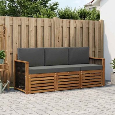vidaXL Sofagarnituren 3 stk. Massivholz Akazie