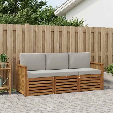 vidaXL Sofagarnituren 3 stk. Massivholz Akazie