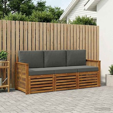 vidaXL Sofagarnituren 3 stk. Massivholz Akazie