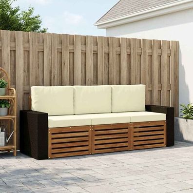 vidaXL Sofagarnituren 3 stk. Massivholz Akazie