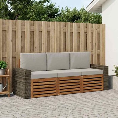 vidaXL Sofagarnituren 3 stk. Massivholz Akazie