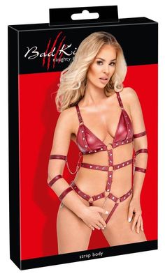 Bad Kitty Bondage et - busenfreies hirt &amp; tring ouvert rot