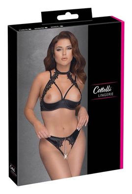 Cottelli Lingerie - Stickerei-Hebe &amp; String ouvert ( )