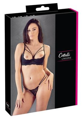 Cottelli Lingerie: Hebe Spitze mit Riemendetails | Bügel-Cups | String