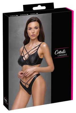 Cottelli Lingerie - Mattes BH-Set mit Riostring