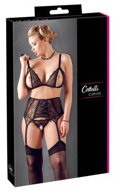 Cottelli CURVES - Ouvert Spitzen-Set