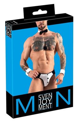 Svenjoyment Herren Jockslip Set Schwarz/Weiß