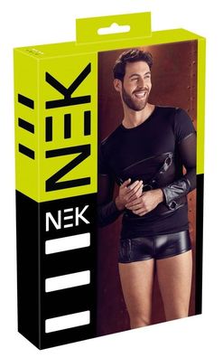 NEK Herren Shirt - Mattlook, Powernet-Einsätze, abnehmbares Brustharness
