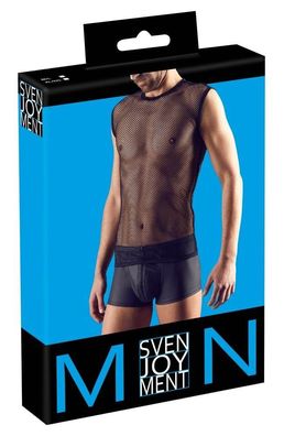Svenjoyment Grobnetz-Shirt für selbstbewusste Männer