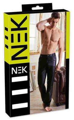 NEK Herrenhose - Klassischer Schnitt, 2 Gesäßtaschen, Mattlook