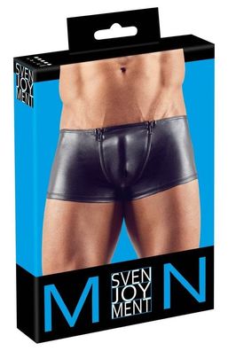 Svenjoyment Hochglanz-Pants mit Reißverschlüssen