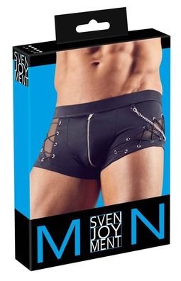 Svenjoyment Herren Pants - Fishnet-Einsätze &amp; Schnürungen