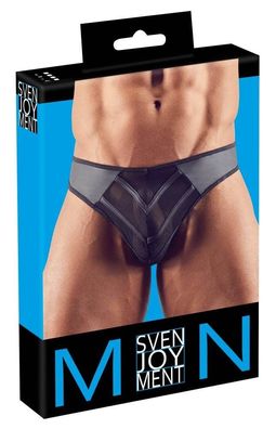 Svenjoyment Herren Riostring - Transparenter Einsatz, elastische Material-Kombi