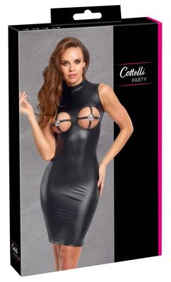 Provokantes busenfreies Kleid im Mattlook
