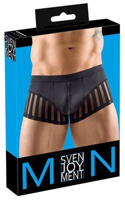 Svenjoyment Herren Pants mit erotischem Reißverschluss, Größe , Schwarz