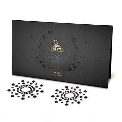 Bijoux Jewelry Brustwarzenschmuck Mimi Schwarz, zwei Stück