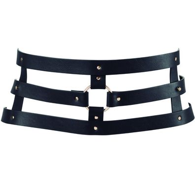 Bijoux Indiscrets Maze Gürtel mit Riemen, schwarz – Bondage-Accessoire