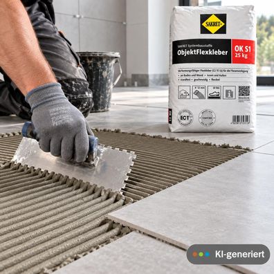 Sakret Objektkleber Flex OK S1 Flexkleber 25 kg