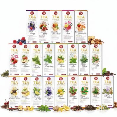 Teekanne Teelounge - 3er Pack - verschiedene Sorten (3x8) Kapseln