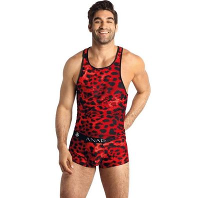 Anais Luxury Lingerie Savage Top in Rot mit Animal-Print