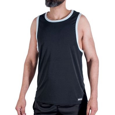 Macho Underwear Gym-T-Shirt aus Viskose-Polyamid, schwarz